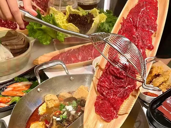 PS8168-16.5網紅鮮牛肉船型長條盤